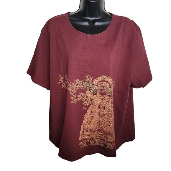 Nancy Lenches "Angel" Vintage t-shirt 1X - Picture 1 of 7